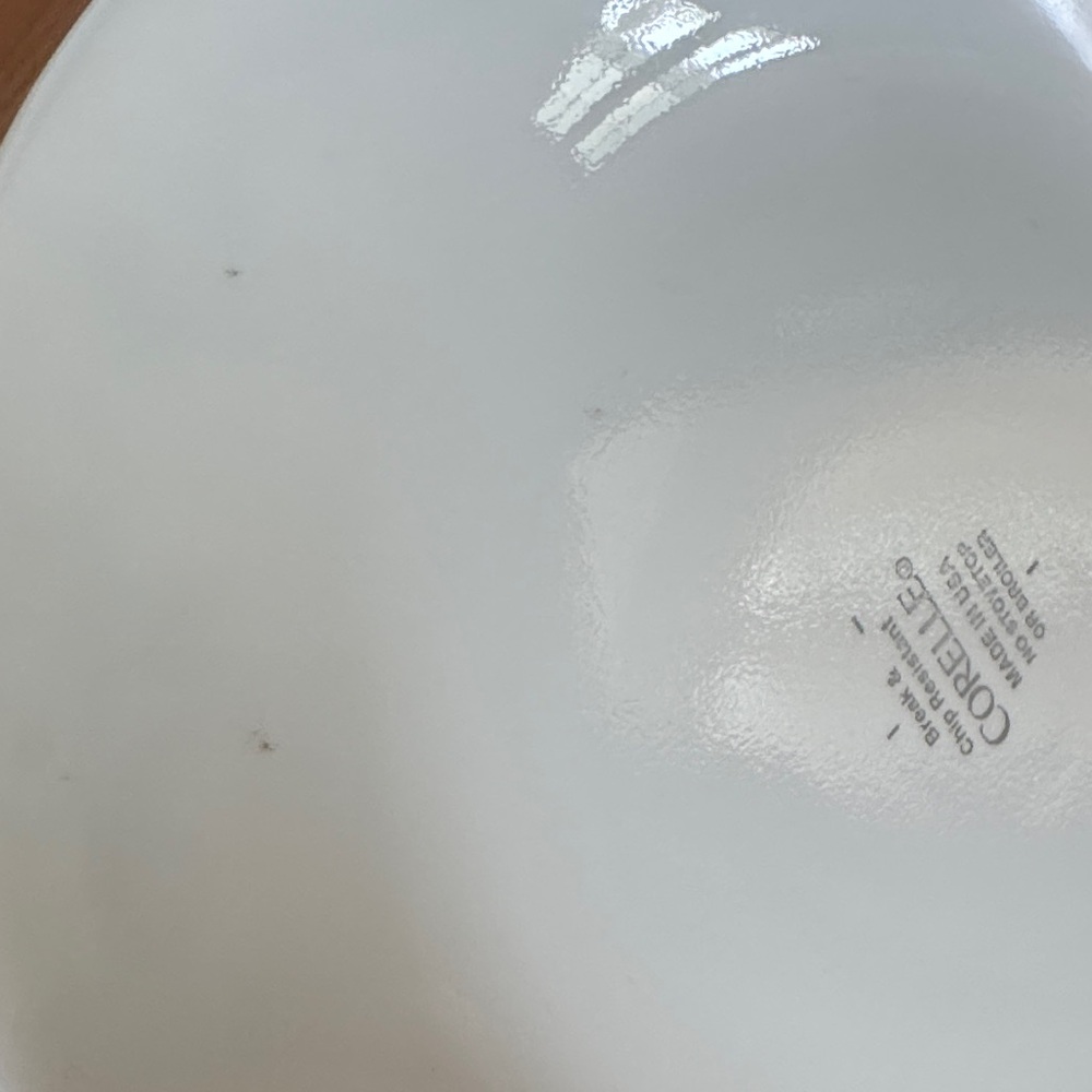 Corelle Black and White Leaf Pattern Plates Tropical Breeze 6.75” Appetizer - Picture 4 of 4